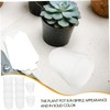 CAXUSD 10Pcs Seedling Pots for Succulent and Orchid Planting Transparent