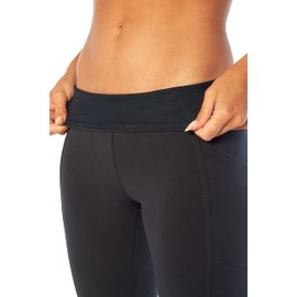 Marika Women's Standard Cameron High Rise Tummy Control Legging, Black, Small