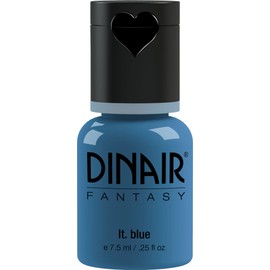 Dinair Airbrush Makeup - Fantasy Bright Colors 4 Face & Body Art - LIGHT BLUE - .27 fl oz