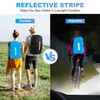 LAMA 2 fundas impermeables para mochila, protector reflectante a prueba