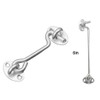 Domira Hook & Eye Latch - Heavy Duty Stainless Steel
