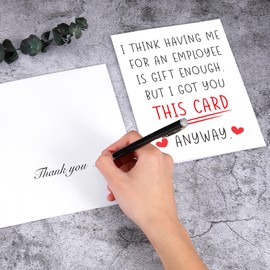 Employee Appreciation Cards Thank You Gifts for Women Funny Birthday Card for Boss Lady Boss Gifts for Women Men Gifts for Farewell Appreciation Gifts Retirement Card for Coworkers Boss Day