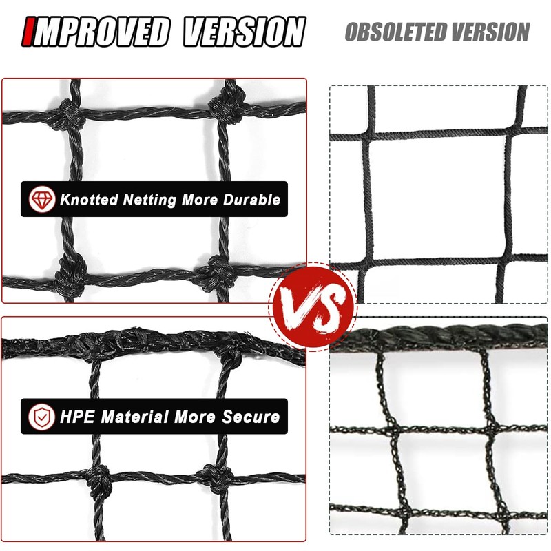 AOLIGEIJS Golf Net,Golf Practice Net,Sports Netting,Sports Practice Barrier Net,Heavy Duty