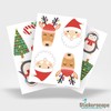 Stickerscape Christmas Santa Window Stickers (Christmas Stickaround) | Christmas Window