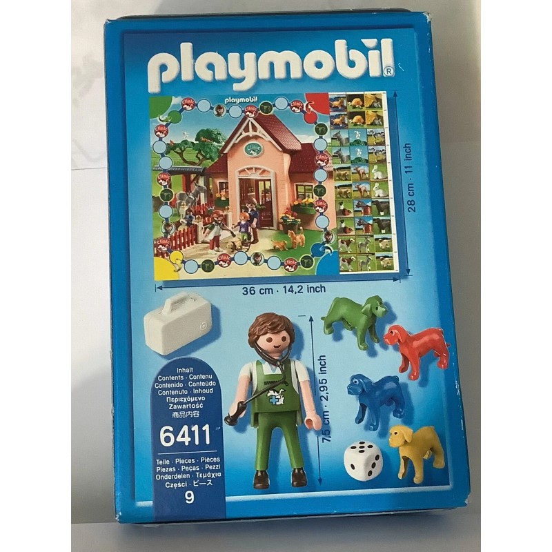 Playmobil 6411 Vet & Dogs , Fun Game - NEW-