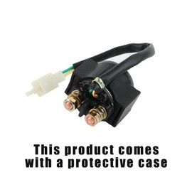 ChenXL Starter Solenoid Relay for Chinese-Made 50cc 70cc 90cc 100cc 110cc 125cc ATV, Dirt Bike, Go-Kart, Pocket Bike, Chopper, Scooter