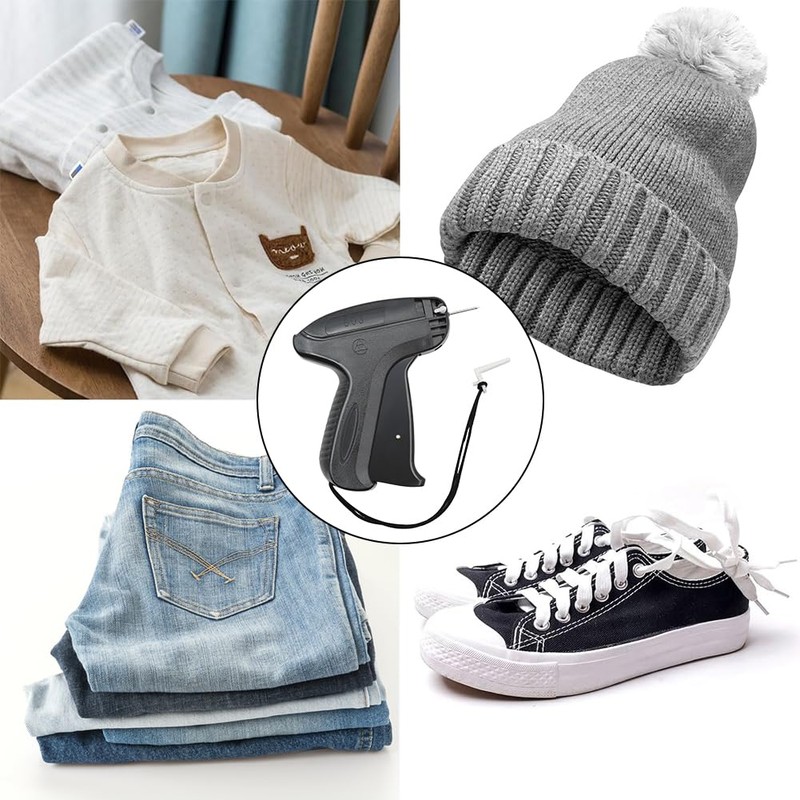 QEEROYO Labeling Gun, Gift Tag Labeling Machine with 5 Replacement