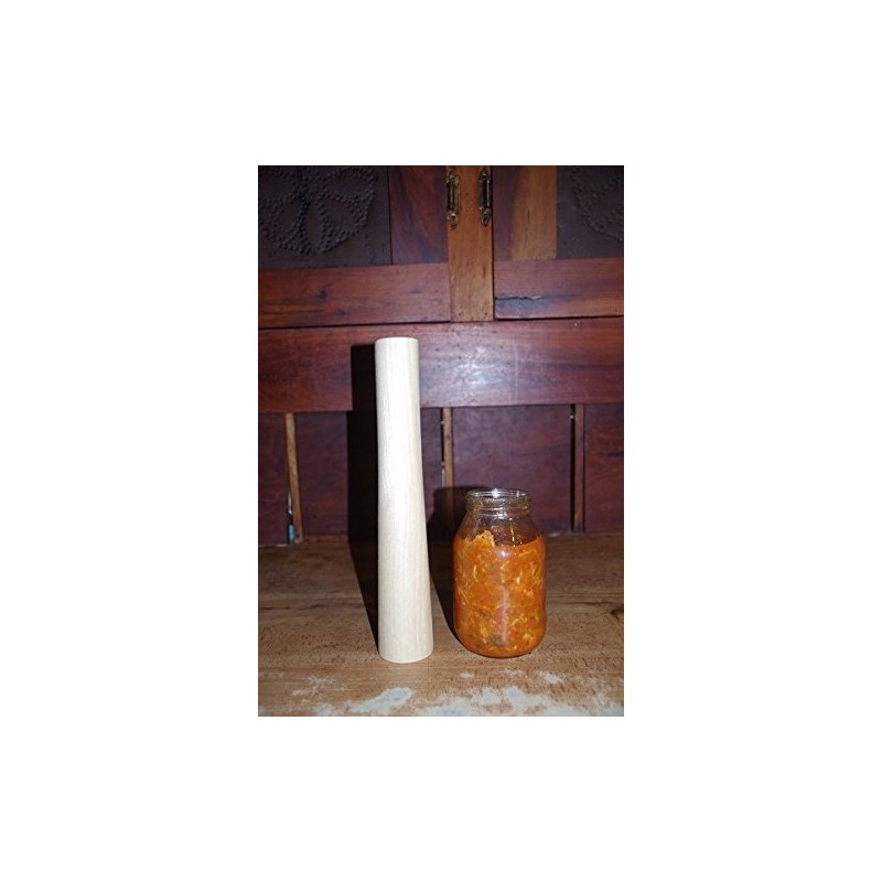 Solid Wood Sauerkraut Kimchi Tamper Made in The USA