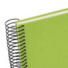 Spiral album BELLA VISTA uni 24/17 green with white pages