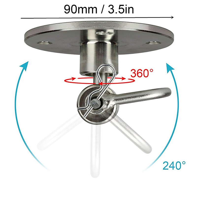 Punching Bag Mount Hanger Iron Mount Hook Swivel Easy Installation