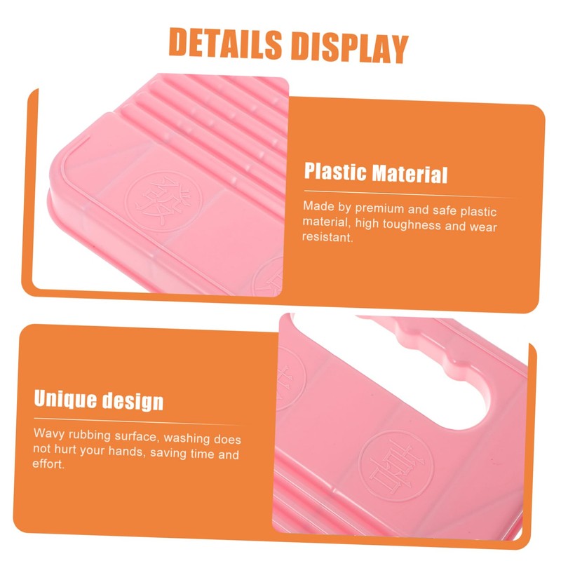 KOMBIUDA Thickened Washboard Home Laundry Board Non-slip Scrubbing Board Plastic