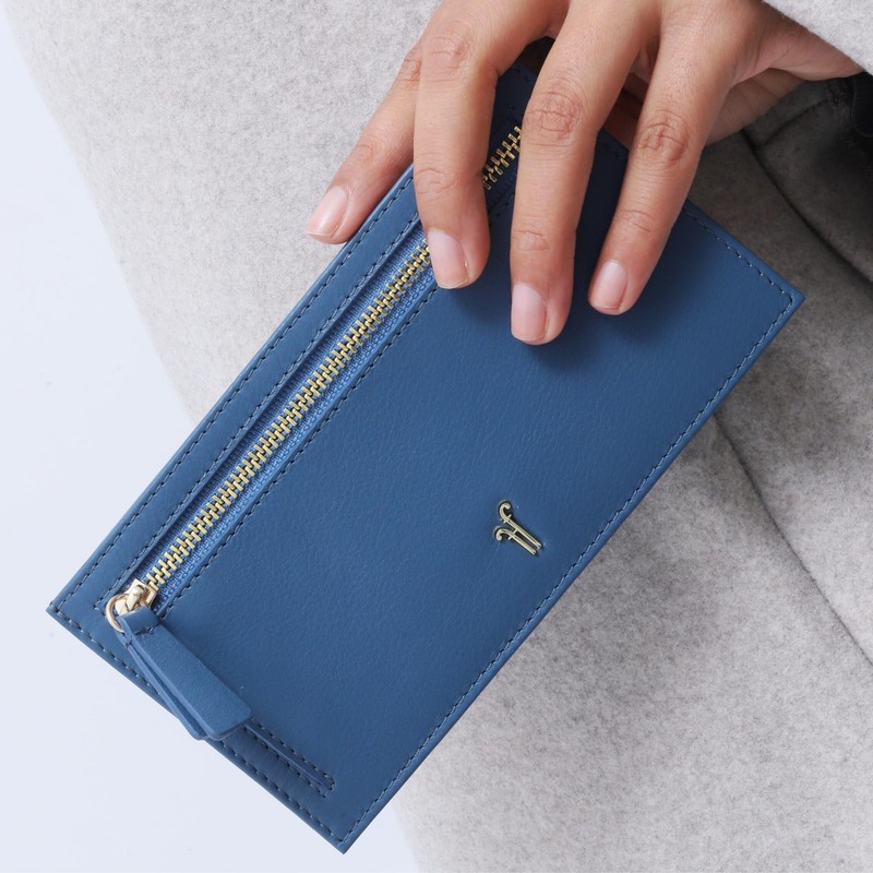 Forest & Firth Chiselworth Slim Wallet, Nappa Leather, Sleek Design,