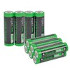 LOTUS POWER 10 Pieces Rechargeable Ni-MH AA Batteries, Portable &
