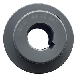 CMFG AK22-3/4 v Belt Pulley,2.2 inch OD, 3/4 Inch Bore,Cast Iron Material,AK Single Groove Motor Pulley for "4L" or "A" or "3L" Belts,AK22X3/4 Pulley