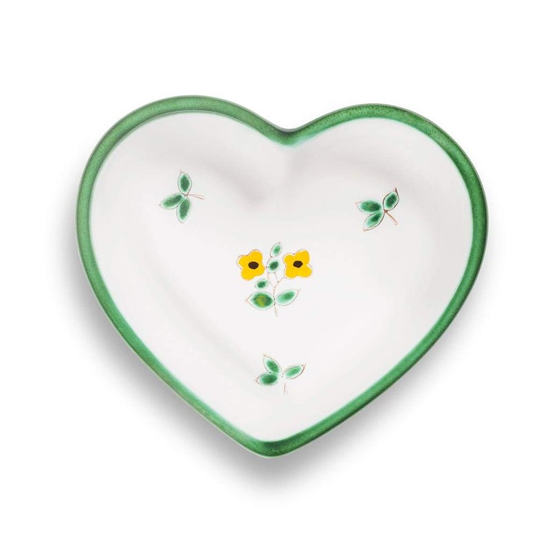 GMUNDNER KERAMIK Heart Bowl Size: L 8.8 cm x W