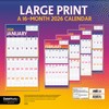 2026 Large Print Wall Calendar