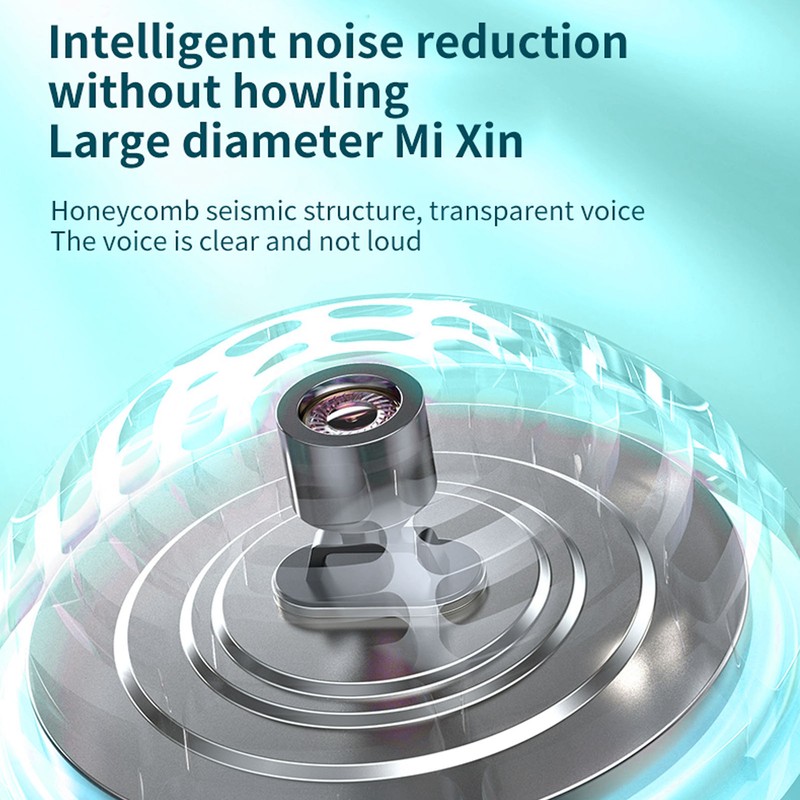 Handheld Karaoke Mic with RGB Light Support Memory Card Portable