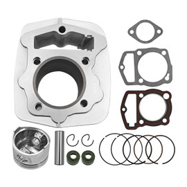 Kartiyer Cylinder Piston Gasket Rings Kits 63mm Bore Compatible with Honda XR200R 1981-2002 with Honda XR200 1980-1984 Top End Kit