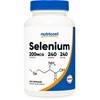 Nutricost Selenium 200mcg, 240 Vegetarian Capsules, Non-GMO, Gluten Free L-Selenomethionine
