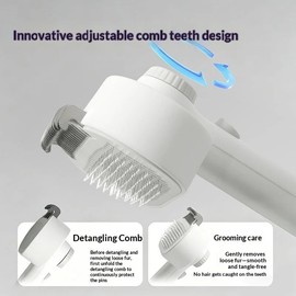 HomeCraft Cat Grooming Brush Self Cleaning