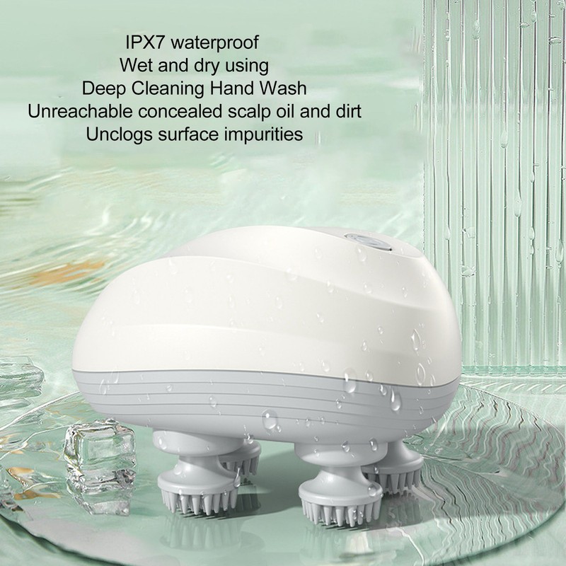 Handheld Electric Scalp Massager Intelligent Portable Head Scratcher Massager for