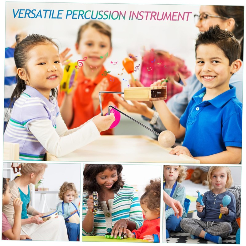 VINTORKY Vibraslap Musical Instrument Percussion Vibraslap for Music Enlightenment Portable