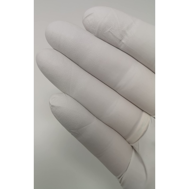 Titanfine White Nitrile Gloves Pack of 100 (Small)