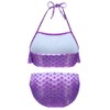 Mermaids 123 Bikini Funny Purple