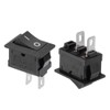 sourcing map 5PCS KCD11 AC 125V/6A 250V/3A SPST 2 Terminal