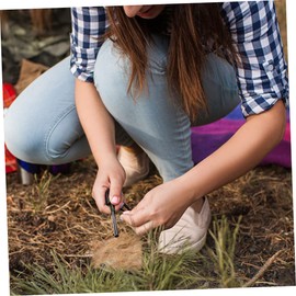 SUPVOX 2sets Jute Silk Burning Tool Fire Starters for Survival Fire Starters Firestarters for Campfires Camping Essentials Camping Accessories Firestarters Light Jute Silk 3pcs*2