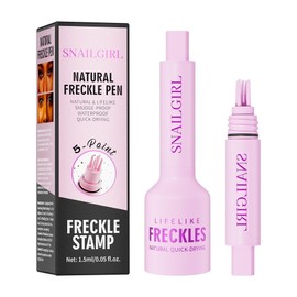 JJ Mall Natural freckles that come to life when tapped Waterproof & Sweatproof Freckle Stamp Pen, 1 pc, 03# Natural Brown / 제이제이 몰 톡 찍으면 살아나는 내추럴 주근깨 워터프루프 & 스웨트프루프 프레클 스탬프 펜, 1개, 03# 내추럴 브라운