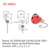 ZE 268S1 Ceiling Fan Switch Zing Ear 268S1 3 Speed