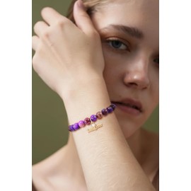 Yatumery To My Daughter Gifts From Mom Natural Stone Beaded Bracelets For Women Positive Energy Protection Bracelet Strength Bracelets For Teenagers Healing Jewelry Get Well Gifts For Her