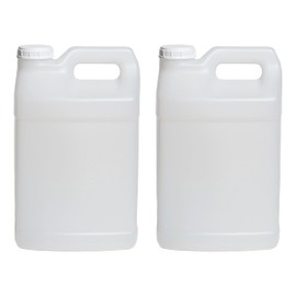 FastRack 2.5 Gallon Hedpak with Cap (Pack of 2) | 1 Black Rubber Cap Gripper Included | BPA-Free, Food-Grade, and Leak-Proof | White Water Container | Ideal for Brewing, Fermentation, or Storage