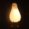 LED Night Light Cute Lying Duck Shape Soft Silicone Soft
