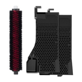 2 Pack Replacement Parts For Roborock S7 Max Robot Vacuum Cleaner Accessories Kits, 1 High-Speed Cleaning Brush, 1 Dock Station Water Filter (Only For Roborock S7 Max Accessories)