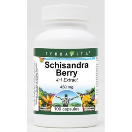 Schisandra Berry 4:1-450 mg (100 Capsules, ZIN: 521370) - 3 Pack