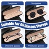 Horktrust Durable Glasses Case Hard Glasses Case for Men and