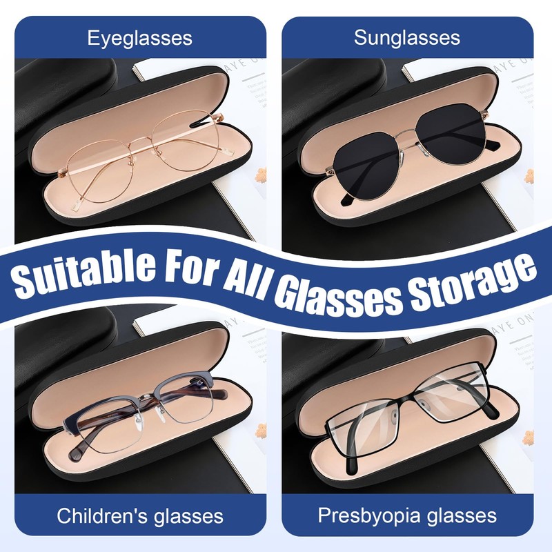 Horktrust Durable Glasses Case Hard Glasses Case for Men and