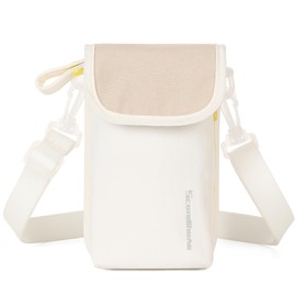 SEPWIK Water Bottle Carrier Bag with Phone Pocket 40oz Water Bottle Holder Pouch with Adjustable Strap Water Bottle Sleeve for Walking Hiking Camping Gym Scandihome Series