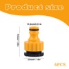 4 Pcs Garden Hose Tap Connectors Set, Universal Fit, Leak-Free,