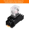 MECCANIXITY 2Pcs AC 24V Electromagnetic Power Relay, 11-Pin 5A Power