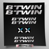 Sticker Set Compatible with Frame BTWIN MTB Mountain Bike and