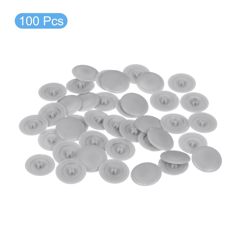 sourcing map 100PCS Screw Cap Covers, 12mm Waterproof Plastic Screw