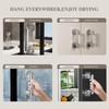 Tyothimm Suction Cup Door Handle, Waterproof Suction Cup Handle, Transparent