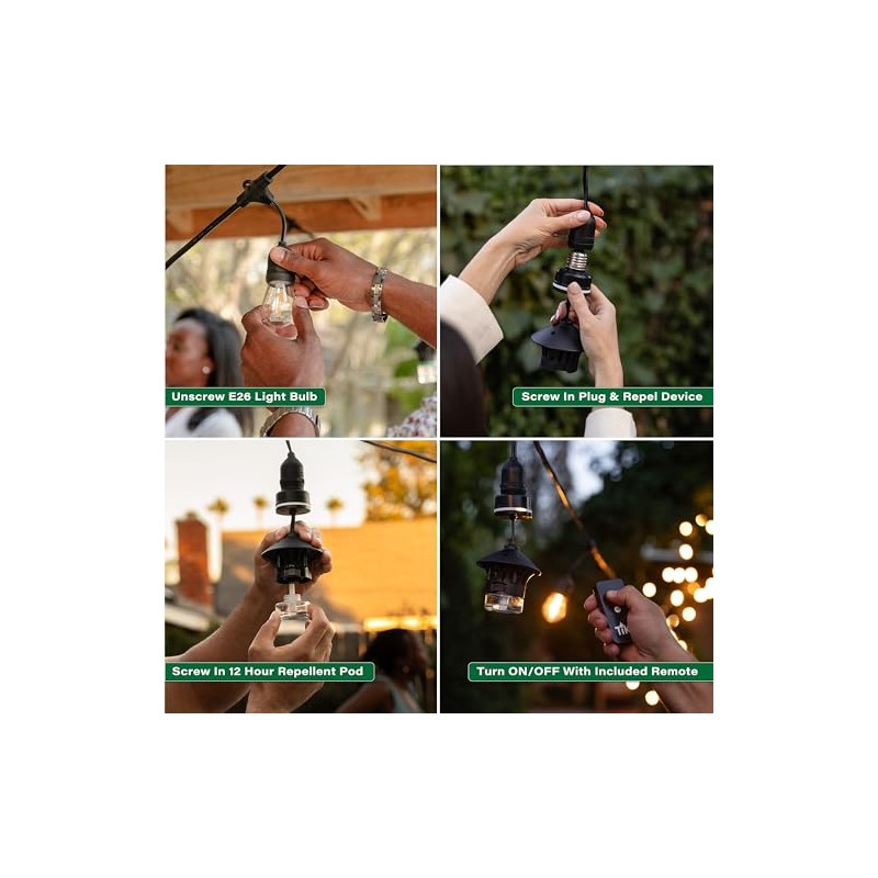 TIKI® BiteFighter® Plug & Repel Mosquito Repellent for Outdoor String
