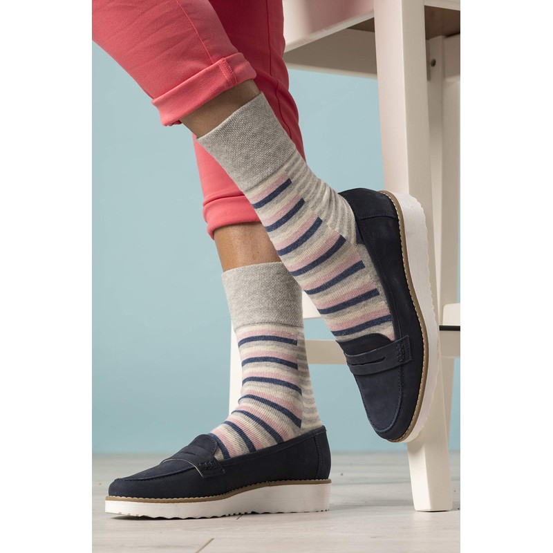 Gentle Grip Sock Shop 6 Pairs Ladies Loose Soft Top