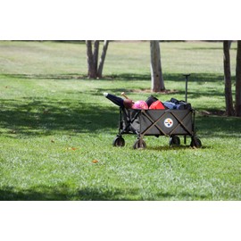 PICNIC TIME Pittsburgh Steelers Adventure Wagon Folding Utility Tailgate Wagon