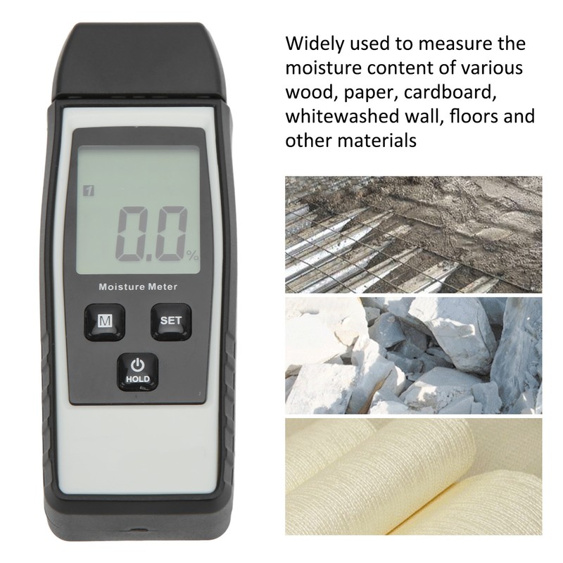 XRCLIF‑660 Digital Moisture Meter Wood Moisture Detector High Accuracy Humidity
