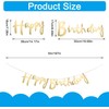 TOYVENTURES Happy Birthday Banner - Gold